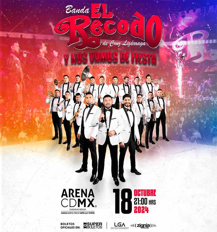 Banda El Recodo en Arena CDMX